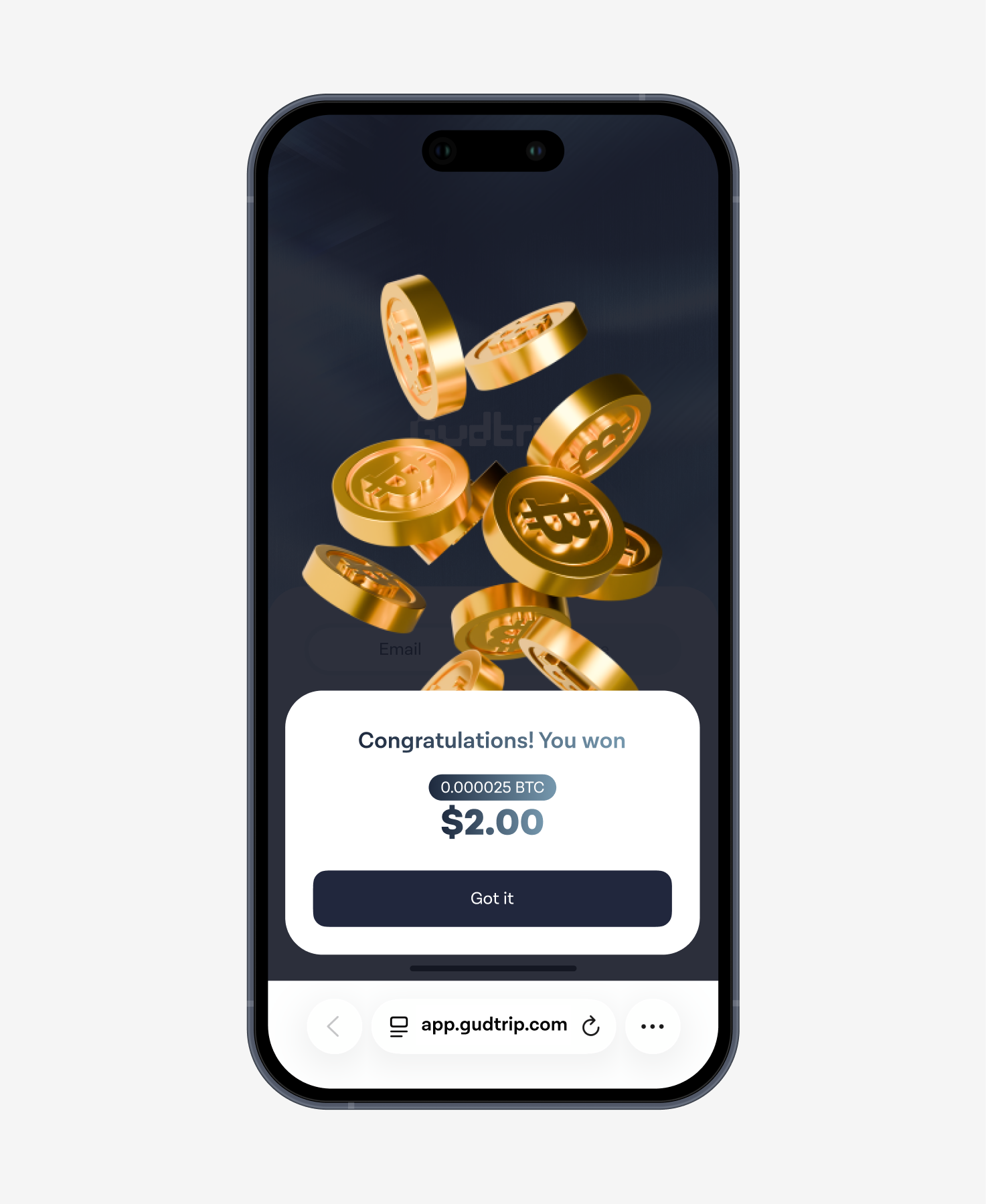 Reveal Bitcoin Rewards